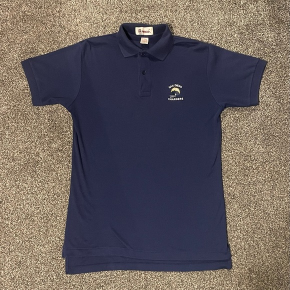 Antigua Other - VIntage Blue San Diego Chargers Antigua Polo Shirt